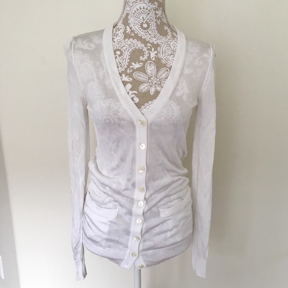 Authentic Dolce Gabbana White Cardigan 